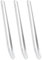 vidaXL Schweißmesser 3 STK., Schweißschaber mit Loch Geschwungenem Design, Schweißkratzer für Pferde, Pferdepflege Zubehör, Silbern Aluminium