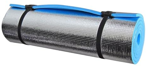 Wasserdichte Isomatte, leichte Isomatte, Campingmatte, doppelseitige Yogamatte, Camping-Luftmatratze für Camping, Rucksackreisen, Wandern, Aluminiumfolie Eva, 200 g B: ca. 220 g