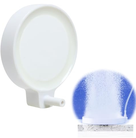 Anrbb Aquarium Luftstein 50mm, Leiser Sprudelstein für Aquarium, Ultra Silent Sauerstoff Diffusor, Nano Bubble Air Stone für Aquarium und Hydroponic, Super Tiny Bubbles für Mehr Sauerstoff