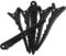 Healvian 6pcs Duck Billed Hair Clips for Women Non-slip Hair Clamps for Salon and Home Styling Durable Plastic for Thick