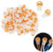 Connettori Cavo Impermeabili Connettori K2 Connettori, 100 Pezzi UY2 K2 Connettori per Giunzione di Cavi Telefonici e di Rete IDC Impermeabili Riempiti con Gel (Arancione)