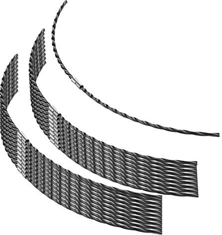 F016800431 Linea di ricambio per decespugliatore Bosch AFS da 23 a 37, con copertura bobina F016F04841 e testa di taglio F016F04839, 37 cm × 3,5 mm (20 linee)