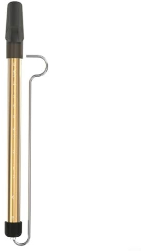 EXTRWORY 26.7cm Slide Whistle Flute Metal Professional Musical Instrument With Scale Classic Aluminum Alloy enhancing your musical creativity(Gold)