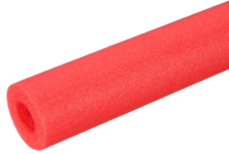 PATIKIL Rohrisolierung Schaumstoff Ø 30mm, 1m Lange 20mm Dick Isolierung Rohr Schaumstoffschlauch für Heizung Sanitär Heizungsrohr Schwimmbadgriff (Rot)