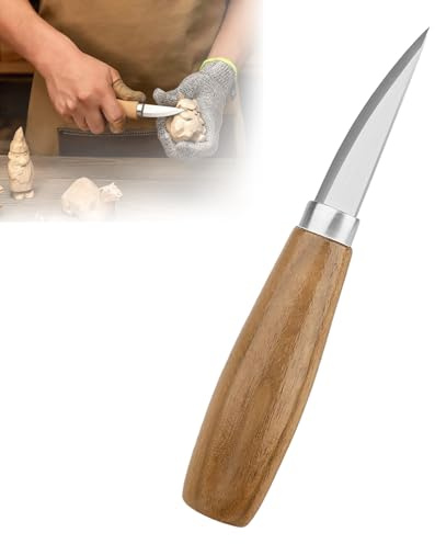Yuecoom Couteaux Sculpture Bois, Professionnels Outils de Gravure en Bois pour Débutants Professionnels Sculpteurs