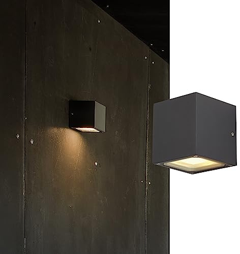 SLV SITRA CUBE Wandleuchte, anthrazit, 2xGX53, max. 2x9W