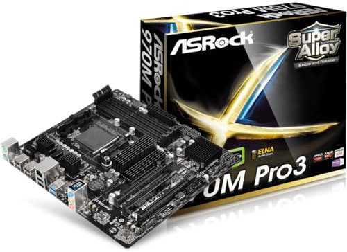 Asrock 970M Pro3 Micro ATX Socket AM3+ AMD 970 Motherboard