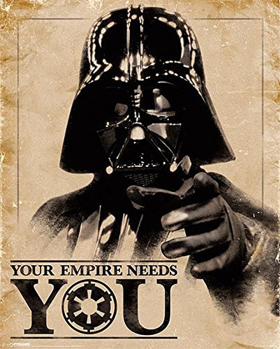 Close Up Star Wars Poster Darth Vader Your Empire Needs You (40cm x 50cm) + Ü-Poster