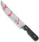 Messer mit Blut, ca. 50 cm Länge