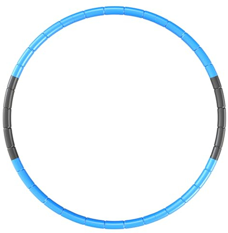 BOHS Blue Kids Fitness Hoop, 8 Detachable Pieces, 65-70 cm