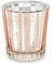 4 Photophores en verre rose gold 6 cm
