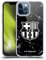 Head Case Designs Licenza Ufficiale FC Barcelona Marmoreo Nero Stemma Modelli Custodia Cover in Morbido Gel Compatibile con Apple iPhone 12 PRO Max