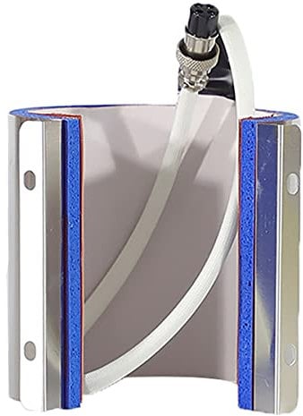 tooloflife - Pressa a sublimazione per tazze, macchina da 220 V per trasferimento a caldo di adesivi in gel di silice su tazze e bicchieri - (Cilindrica, 310 ml)