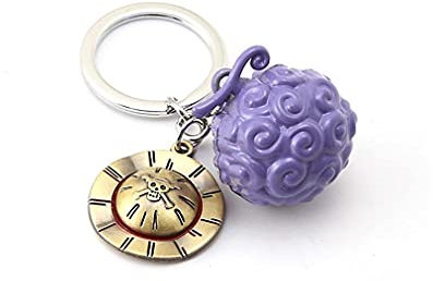 OP Monkey D. Luffy Devil Fruit Pendant Keyholder Cosplay Gift Luffy Fans Gift Collection (A)