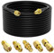 YILIANDUO 10M/32,8ft Cavo Prolunga Antenna SMA Cavo Coassiale Maschio a Femmina RG58 a bassa perdita+ 5PCS Kit Connettore Coassiale SMA, per Router 3G/4G/LTE ADS-B SDR USB Dongle Ricevitore