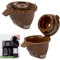 Kaffeefilter für Einzelbecher, für Hamilton Beach FlexBrew 49957 49974 49976 49979 49957 49954 49947 49940 49950 49966 49966 4999 68 Filme Ter-Teil (braun) (2)