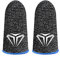 Yushu - 1Pair Gaming Finger Sleeve, punte delle dita traspiranti, per i giochi mobili Touch Screen, Finger Cots Cover