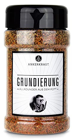 Ankerkraut Grundierung Gewürz, 180g im Streuer, Basis für Intensiv Geschmack BBQ-Fleisch, Lecker Grillen, Marinade Premium Qualität, Grill-Gut Grundieren