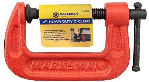 New 2 X 2 Heavy Duty G CLAMP Iron Clamps Wood Working Welding Support Tool DIY