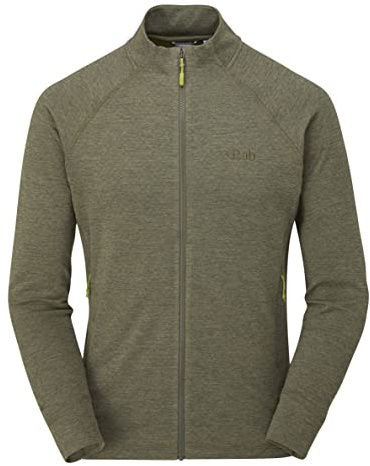 Rab Men's Nexus Lightweight Fleece Jacket for Hiking, Trekking, & Climbing - Light Khaki - Large