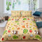 JOKITA Bettwäsche 135x200 Meerschweinchen, Winter Weiche 3D Bettzeug Set Meerschweinchen Bettwäsche-Sets, Meerschweinchen Bettbezug und 2 Kissenbezug 80x80 cm
