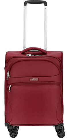D&N Travel Line 9104-4-Rollen-Kabinentrolley S 55 cm Bordeaux