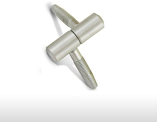 bricoleva.it Cerniere Anuba per porte e finestre in legno, Set composto da Maschio e Femmina - Cerniere a 2 gambi - Kit Cerniere Anuba in Diversi Colori e Dimensioni (13 mm, Satinato)