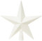 White 20cm Tree Top Star Premier Shatterproof Christmas Tree Decoration 200mm Tree Topper 5856
