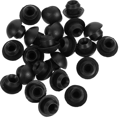 VINTORKY 50 Pcs Jack Connector Oil Filling Plug Floor Jack Hydraulic Jack Spare Parts for Hydraulic Jacks Caps for Bottle IR-Pearlescent Parts Plug Rubber