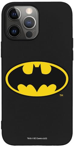 Personalaizer Flexible Schutzhülle, Schwarz, kompatibel mit iPhone 15 Pro Max von Batman