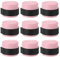 PATIKIL Ruban de Grip pour Raquette de Tennis de 43,3 Pouces, Lot de 9 sur-Grips Extensibles Antidérapants Absorbant la Transpiration pour Raquette de Badminton, Rose Clair