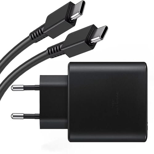Compatible Chargeur Rapide Samsung 45w, Chargeur Rapide Samsung 45w, USB C Chargeur Rapide avec câble 5a pour Samsung Galaxy S24 / S23 / s22 / s21ultra / S20 / S20 + / Note 20/10 / A73 / A53 / A52