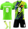 Personalisierte Trikot für Kinder/Erwachsene, Fussball Trikot mit Eigenem Namen & Nummer & Logo,Fussball Jersey Trainingsanzug für Junge und Herren Fußball Trikots Set