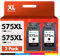 HALLOLUX PG-575XL Schwarz, 575XL Druckerpatronen Kompatible für Canon 575 Patronen für PIXMA TS3550i TS3551i TR4750i TR4751i (2er-Pack Schwarz)