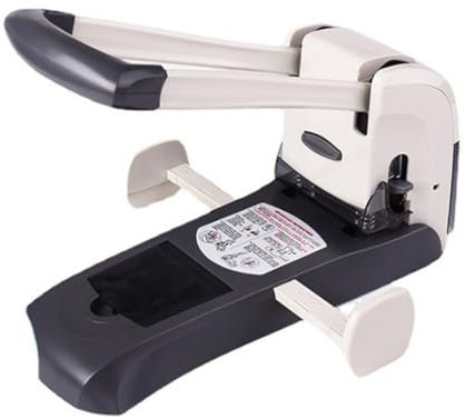 XDTKJDZ Manueller 2-Loch-Locher, Müheloses Lochen Für 200 Blatt, Öffnung 6 Mm, Abstand 80 Mm, Papiereinzugstiefe 12 Mm, Für 4-Loch-Locher, Für Zuhause, Büro, Schule, Klassenzimmer