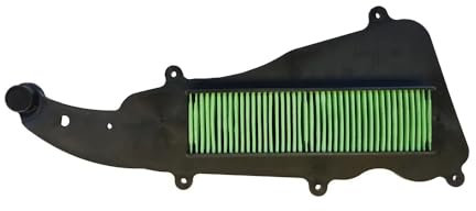 BCR HOKIO Filtro aria compatibile con moto Piaggio Liberty IGet 4T 3V 50/125/150cc 2015 2016 2017 2018 2019 filtro d'aria aspirazione ricambio per moto scooter Piaggio Liberty OEM 1A005015 1A018437