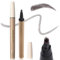 UCANBE Microblading Augenbrauenstift Wasserfest, Gegabelter Augenbrauenstift Härchenzeichnung Weicher Pinsel, Eyebrow Pencil Natürliche Augenbrauen (Schwarz)