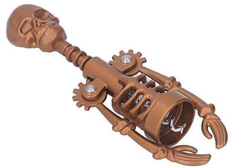 Wine Bottle Opener, Skull Head Corkscrew Metal Wine Opener with Exquisite Workmanship, Simple for Weddings, Birthdays, Graduation Ceremonies
