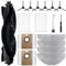 Fixbetter Accessory Kit for Tapo RV30 Max Plus/RV30 Max/RV20 Max Plus/RV20 Max Robot Vacuum Replacement Parts.1 Main Brushes, 2 HEPA Filters, 4 Mop Pads, 6 Side Brushes, 2 Dust Bags