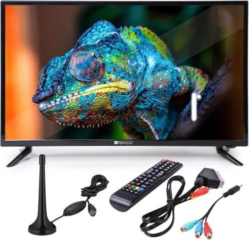 32 Zoll LED TV TRIVIO 32Z3 von Opticum RED - Triple Tuner DVB-S2 / DVB-T2 / DVB-C - CI+ Steckplatz - USB 2.0 - HDMI - PVR-Funktion + Inkl. DVB-T2 ANTENNE