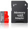 Hcnzdwe Carte TF 1024Go Carte mémoire V30, UHS-I, Classe 10, U3, V30, 4K UHD Micro Carte + Adaptateur SD, jusqu'à 100 MB/s - B1024Go