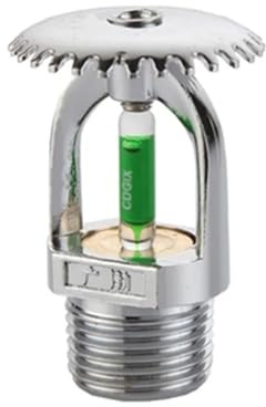 HEJIGOOD Tête d'arroseur d'incendie 33,9 °C 92,8 °C Température d'activation 1,27 cm Filetage DN15 Réponse rapide (vertical)