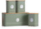 EHC Set of 4 Tea, Sugar, Coffee & Bread Bin Canisters Set, Kitchen Storage Jars with Lids, Containers Canisters Jars Set of 4, Mint Green
