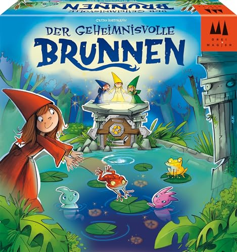 Schmidt Jeux 40815 La Fontaine Mystérieuse, Trois Magiciens Jeu pour Enfants