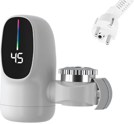 Renchey Sofortiger Durchlauferhitzer Wasserhahn | Sofortiger Durchlauferhitzer Mit LED Digitaldisplay | 3000W Zusatz Für Hotel Haus Badezimmer Küche