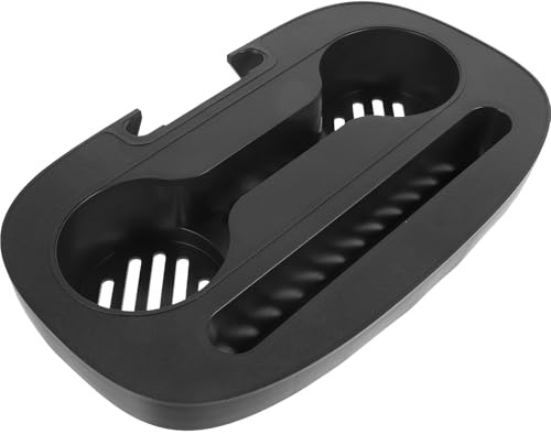 Lurrose Bandeja Portavasos de Plástico para Silla Portátil Espacio Adecuado para Bebidas, Adecuado para Uso Diario y Camping