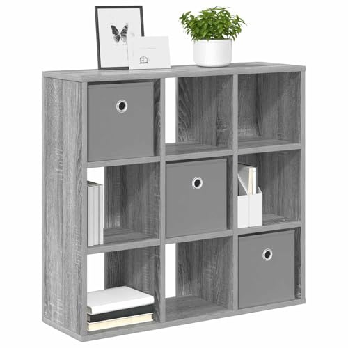 vidaXL Sideboard Sonoma-Grau 73,5 x 24 x 69,5 cm