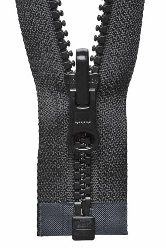 YKK Reißverschluss wendbar, Nr. 580 schwarz, Länge 66 cm
