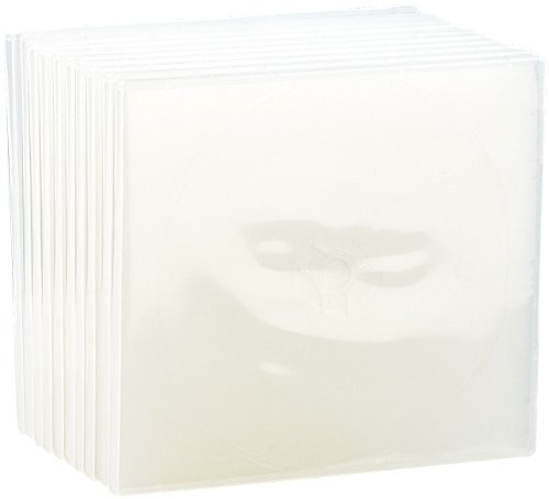 PEARL CD Hülle: Doppel CD Slim Soft Boxen im 10er-Set, 7 mm, transparent (Softcover, & DVD-Hüllen, Blu Ray)