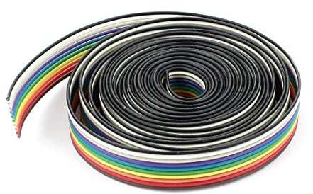 sourcing map Verbindung Testing 2.54mm Pitch 10-pin Flexibel Jumper Kabel Draht 2M lang